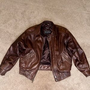 Wilson’s leather bomber jacket